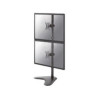 Supporto da scrivania newstar per 2 display lcd - colore nero