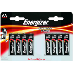 Pila energizer alkaline aa, 8 pezzi [azengub60000028]