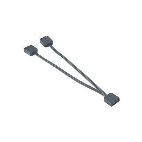 Cavo splitter akasa indirizzabile rgb led 12cm [ak-cbld08-12bk]