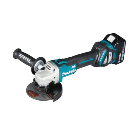 Smerigliatrice angolare makita dga511rtj a batteria 18v blu/nero