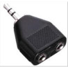 Adattattore link audio stereo 3,5mm m a 2x3,5mm f [lkadat26]