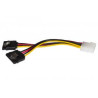 Cavo link 1 x molex m a 2 x sata f, 15cm [lkcsata02]