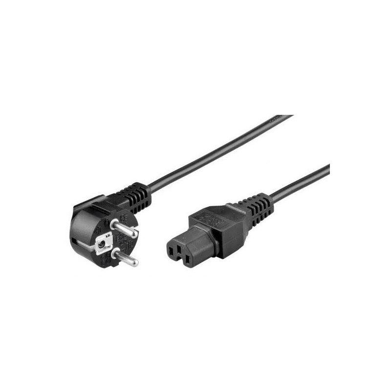 Cavo di alimentazione link schuko 90Â° a c15 f, 1,8m [lkc1518]