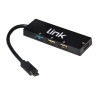 Hub usb link con 1 porta usb-c 3.0 [lkcch03]