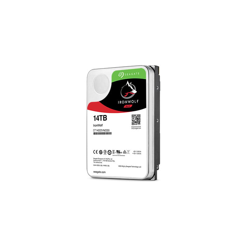 Hard disk interno seagate ironwolf hdd, sata 6g, 7200 u/min, 3,5