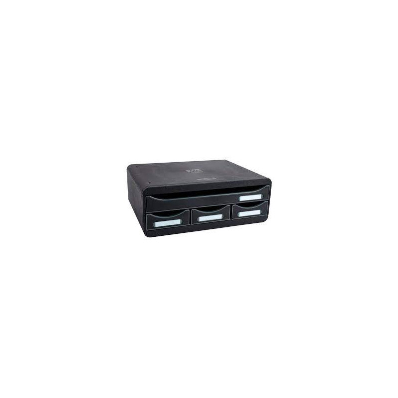 Cassettiera exacompta toolbox mini nero [319714d]