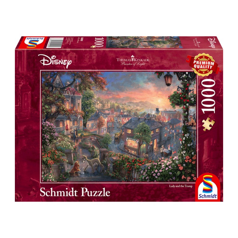 Schmidt spiele - puzzle disney disney lady and the tramp jigsaw
