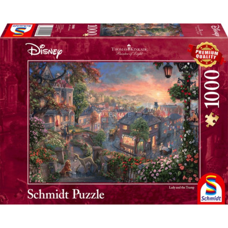 Schmidt spiele - puzzle disney disney lady and the tramp jigsaw