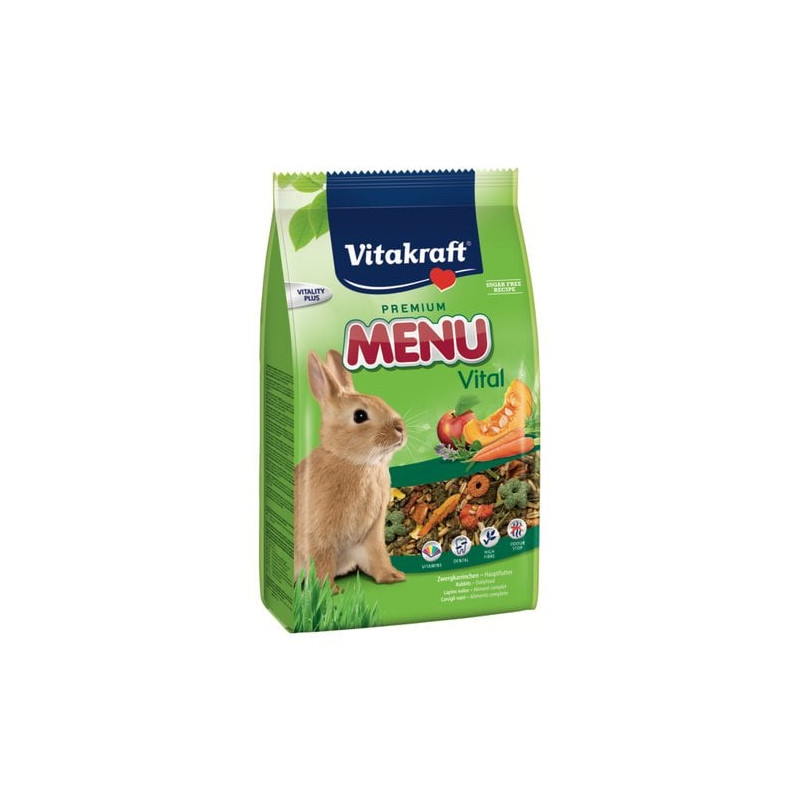 Menu vital vitakraft per conigli nani 25542