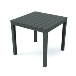 Tavolo progarden resina bali 78x78 antracite