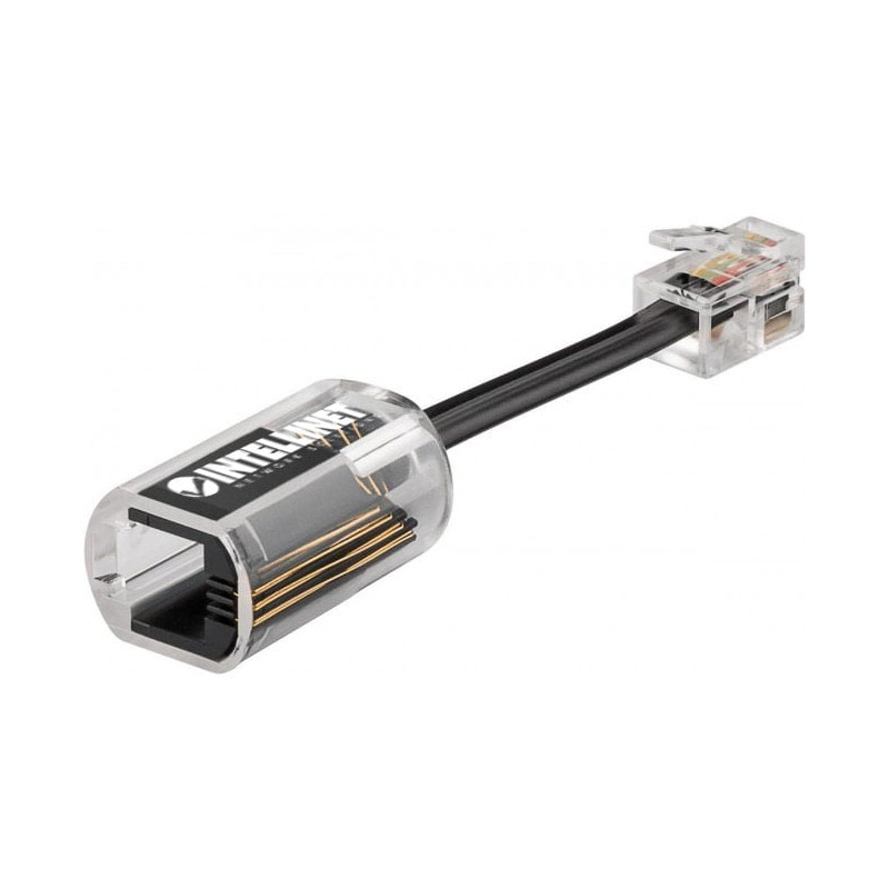 Plug telefonico rj10 antiattorcigliamento per cornetta cavo 30mm