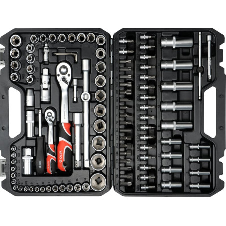 Set utensili yato yt-38791 meccanici 108pz nero [yt-38791]
