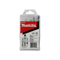Punte per trapano makita legno/metallo 5-pezzi sds+ [b-57532]