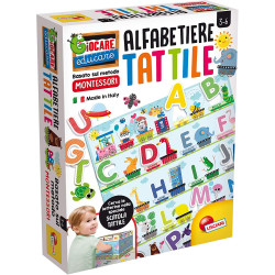 Lisciani - alfabetiere tattile metodo montessori [72446]