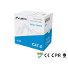 Cavo di rete in matassa lanberg utp cu, cat. 6, 305m, grigio [lcu6-11cu-0305-s]