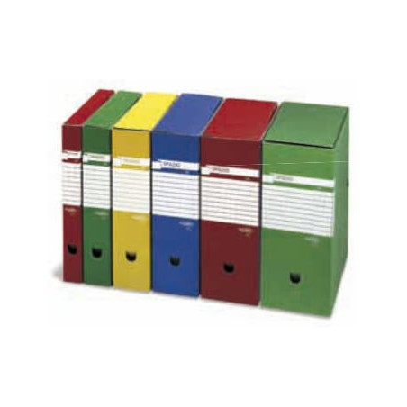 Scatola progetto sei rota spazio 120 rosso 25x35x12cm [67891212]