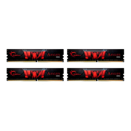 Ram dimm ddr4 64gb g.skill aegis f4-3200c16q-64gis k4 (4x16gb)