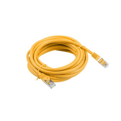Cavo di rete lanberg patchcord cat.6 rj45 10m arancione [pcf6-10cc-1000-y]
