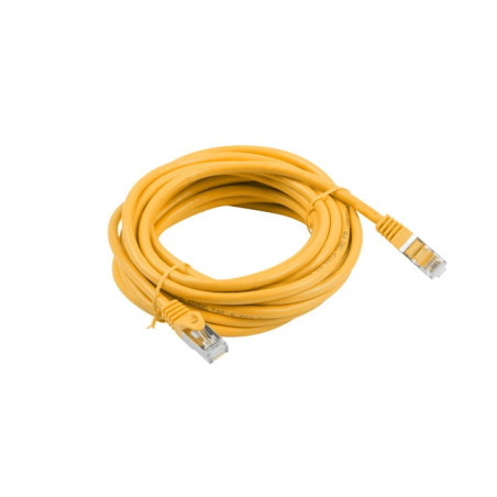 Cavo di rete lanberg patchcord cat.6 rj45 10m arancione [pcf6-10cc-1000-y]