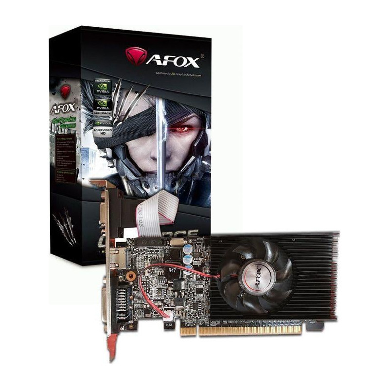Scheda video nvidia afox geforce gt210 1gb low profile [af210-1024d2lg2-v2]