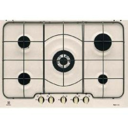 Piano gas 75 cm rustico soft 5 fuochi gas bruciatori fiamma pura