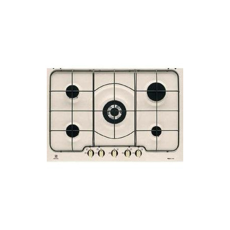 Piano gas 75 cm rustico soft 5 fuochi gas bruciatori fiamma pura