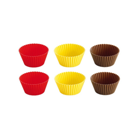 Pirottini tescoma colorati silicone cm.9 pz.6 [tescoma]