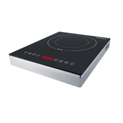 Fornello elettrico steba hk 30 nero, acciaio inossidabile superficie