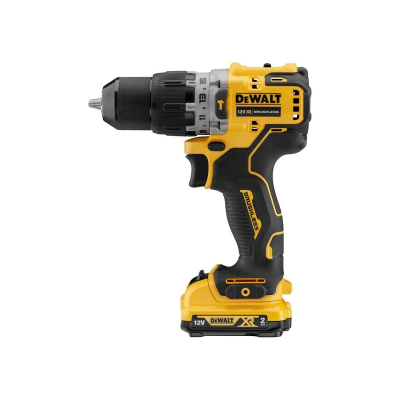 Avvitatore dewalt percussione senza spazzole 12v 2x2ah giallo/nero