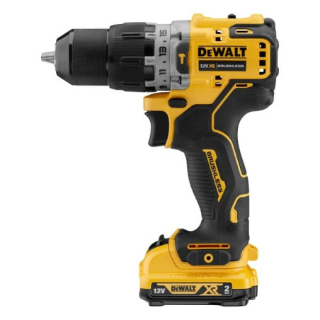 Avvitatore dewalt percussione senza spazzole 12v 2x2ah giallo/nero