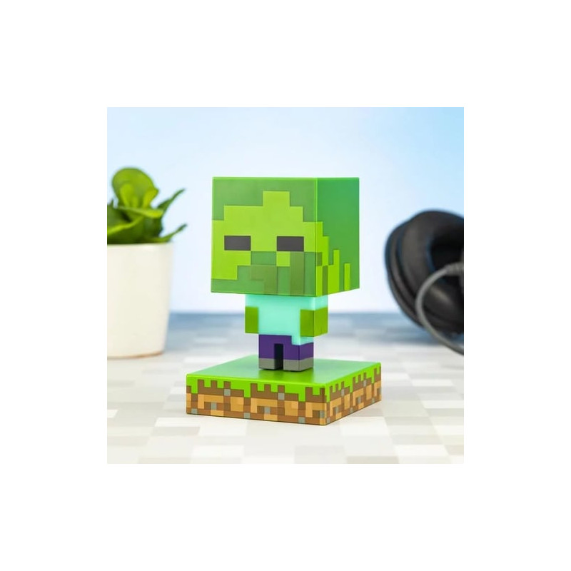 Paladone pp minecraft zombie icon light [pp6592mcf]