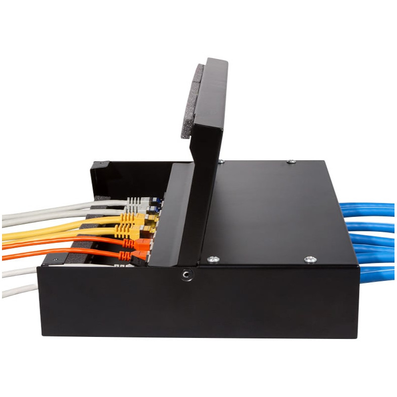 Pannello di distribuzione logilink 8 o 12 porte keystone np0091