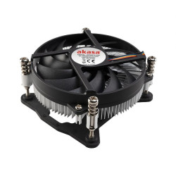 Dissipatore cpu akasa ks12 per intel 4pin nero [ak-cc6308ep01]