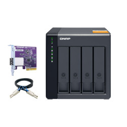 Unita' di espansione hdd/ssd enclosure qnap 2.5/3.5 nero/grigio