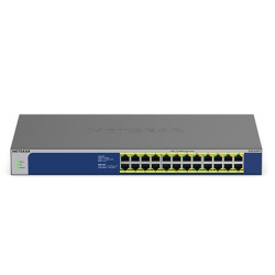 Switch netgear gs524pp 24 porte poe+ poe-budget 300w grigio [gs524pp-100eus]