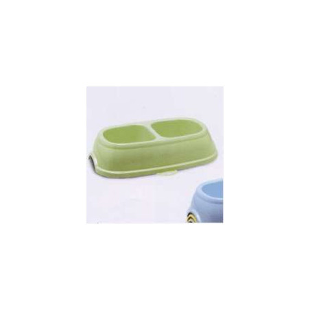 Ciotola animali stefanplast pet break 11 doppia l.0,4+0,4 [stefanplast]