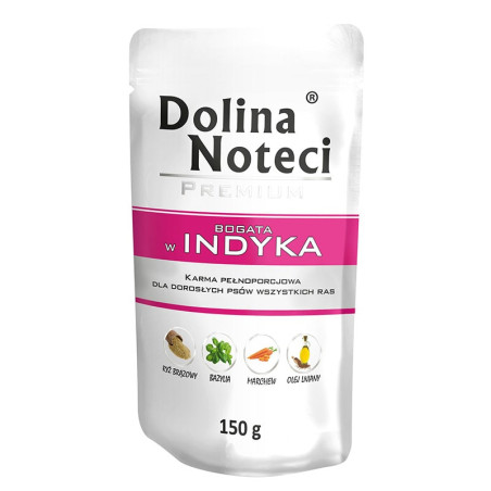 Cibo per cani dolina noteci tacchino 150 g