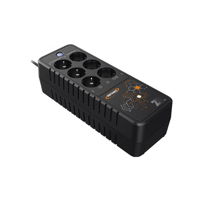 Gruppo di continuita' infosec z2 ex 1000 1000va nero [66087]