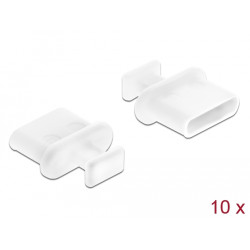 Parapolvere delock usb-c bu 10st bianco 64094 [64094]