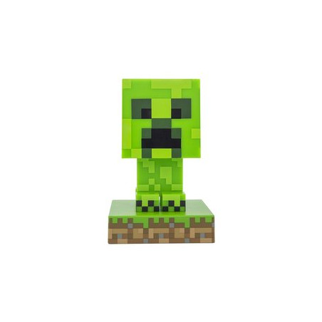 Lampada da comodino paladone - minecraft creeper icon light