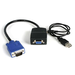 Cavo adattatore startech.com sdoppiatore vga 2 porte [st122le]