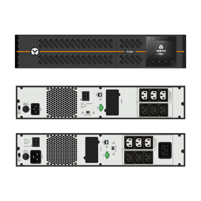 Gruppo di continuita' vertiv edge 3000va 2u ups 230v [edge-3000irt2uxl]