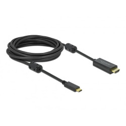 Cavo usb delock tipo c a hdmi 4k 60hz 5m nero [85972]