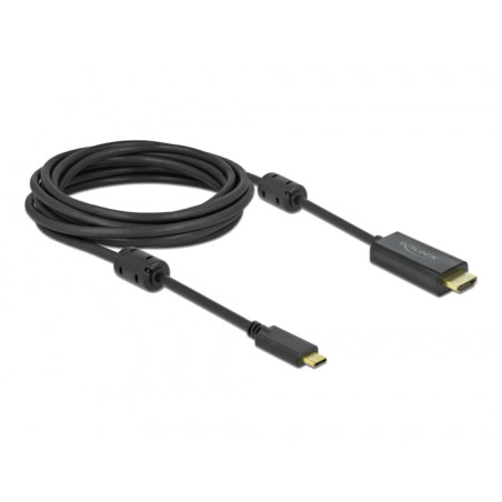 Cavo usb delock tipo c a hdmi 4k 60hz 5m nero [85972]