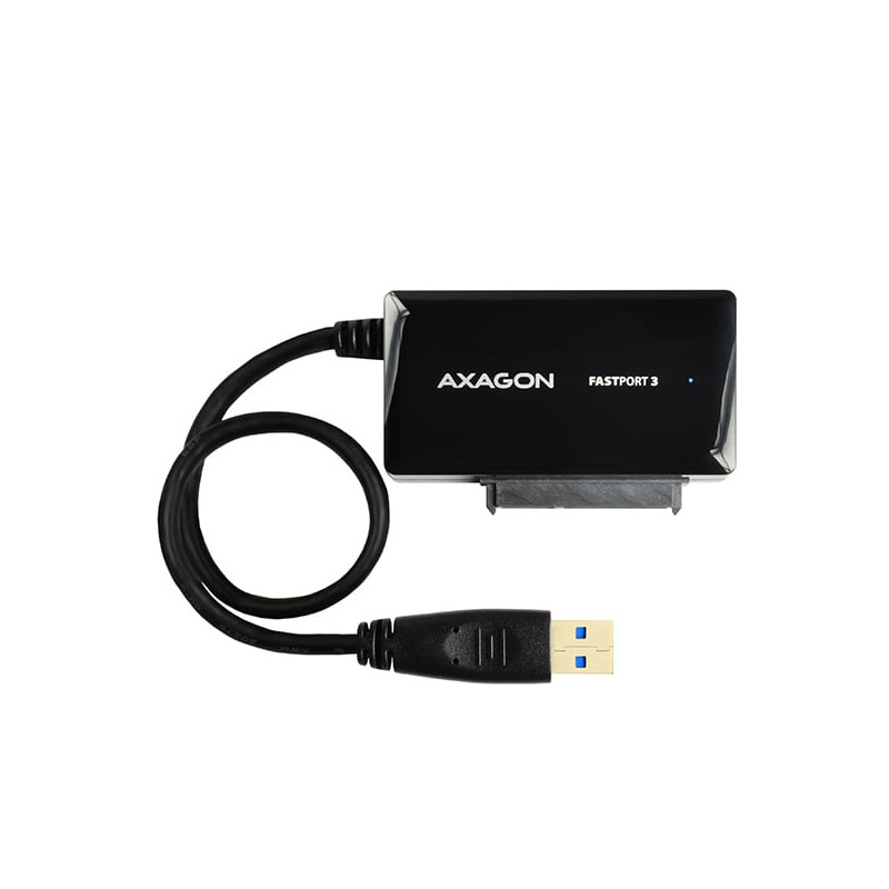 Adattatore sata esterno axagon all in one fastport 3 nero [adsa-fp3]