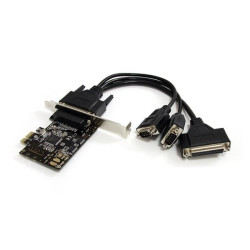 Scheda combo startech pcie seriale /parallela 2s1p [pex2s1p553b]