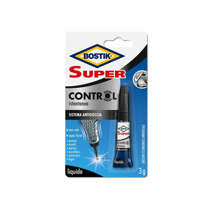 Colla adesivo bostik super controllo 3g [d2746]