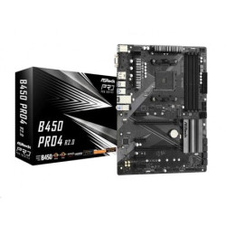 Scheda madre asrock b450 pro4 r2.0 atx am4 d [90-mxbee0-a0uayz]