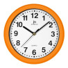 Orologio da parete lowell d25cm arancia/bianco 00710o