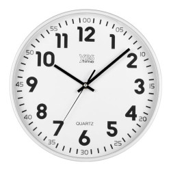 Orologio da parete lowell d30cm bianco 00720yb